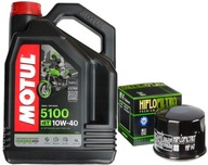 MOTUL 5100 10W40 4L SADA OLEJA + HF147 FILTER YAMAHA KYMCO MOTUL 5100 10W40 4L SADA OLEJA + HF147 FILTER YAMAHA KYMCO