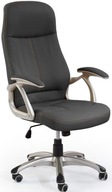 Čierna kancelárska stolička Eco Edison značky Halmar