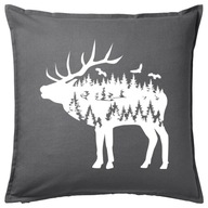 DEER PRÍRODA LOV LESNÝ DEER vankúšový darček DEER PRÍRODA LOV LESNÝ DEER vankúšový darček