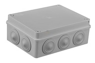 Box n/t 190x140x70 10xL IP55 sivý S-BOX 406 Box n/t 190x140x70 10xL IP55 sivý S-BOX 406