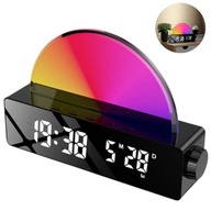 HODINY HODINKY BUDÍK ELEKTRICKÉ LED NOČNÁ LAMPA 5V1 DIGITÁLNY TEPLOMER HODINY HODINKY BUDÍK ELEKTRICKÉ LED NOČNÁ LAMPA 5V1 DIGITÁLNY TEPLOMER