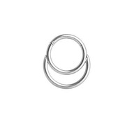 Strieborné kliker náušnice - SEPTUM DAITH - 1,2/8 Strieborné kliker náušnice - SEPTUM DAITH - 1,2/8