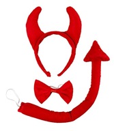 DEVIL SET: HORN TIE TAIL HALLOWEEN DEVIL SET: HORN TIE TAIL HALLOWEEN