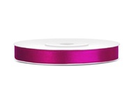 Saténová stuha 6 mm 25 MB fuchsia balíček 10ks
