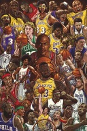 Nástenný plagát Basketball Superstars 61x91,5 cm Nástenný plagát Basketball Superstars 61x91,5 cm