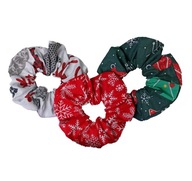 VIANOCE Sada 3 gumičiek do vlasov - Vianočná gumička SCRUNCHIE ako darček VIANOCE Sada 3 gumičiek do vlasov - Vianočná gumička SCRUNCHIE ako darček