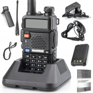 Baofeng UV-5R HTQ HARDWAVE RÁDIO TELEFÓN WALKIE TALKIE VHF UHF SKENER
