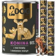 KRMIVO PRE PSY 2Vlhké krmivo pre konské mäso s ľanovým semenom 12 X 400 g HYPOALERGÉNNE KRMIVO PRE PSY 2Vlhké krmivo pre konské mäso s ľanovým semenom 12 X 400 g HYPOALERGÉNNE
