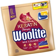 Pracie kapsuly WOOLITE Keratin Mix Colors, 22 kusov