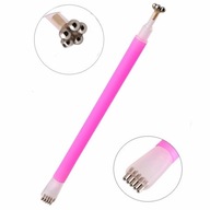 Obojstranný ružový kvet 2v1 hybridný magnet na mačacie oko Obojstranný ružový kvet 2v1 hybridný magnet na mačacie oko