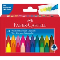 FABER CASTELL voskovky 24 farieb