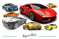 Nálepky na stenu Cars - Super Cars 10 Nálepky na stenu Cars - Super Cars 10