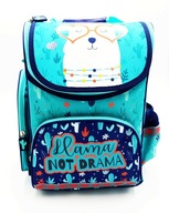 Prémiová školská taška Llama not drama