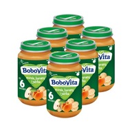 BoboVita SET Marhule, banány a jablká 6x190g BoboVita SET Marhule, banány a jablká 6x190g