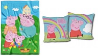 PEPPA DEKA PIG 150x200 KORALOVÁ VEĽKÁ PEKNÁ + VANKÚŠ 40x40 DET. PEPPA DEKA PIG 150x200 KORALOVÁ VEĽKÁ PEKNÁ + VANKÚŠ 40x40 DET.