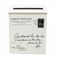 Vintage pozinkovaná poštová schránka pre