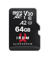 Pamäťová karta GOODRAM IRDM micro SD – 64 GB s adaptérom UHS I U3 V30 A2