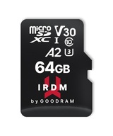 Pamäťová karta GOODRAM IRDM micro SD – 64 GB s adaptérom UHS I U3 V30 A2 Pamäťová karta GOODRAM IRDM micro SD – 64 GB s adaptérom UHS I U3 V30 A2