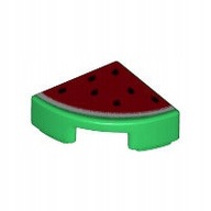 Lego Watermelon Quarters 25269pb002 Green 1sz Nové