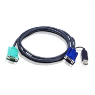 ATEN 2L-5205U KVM VGA USB kábel 5m