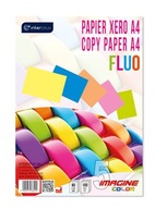 Xeroxový papier A4, 100 listov, 5 farieb FLUO Xeroxový papier A4, 100 listov, 5 farieb FLUO
