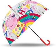 Peppa Pig Transparentný ručný dáždnik 19