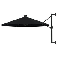 Nástenný dáždnik s LED, na kovovej tyči, 300