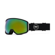 IMX PEAK BLACK MATT/BLACK SNOWBOARDOVÉ OKULIARE - DVOJSKLÁ ZELENÉ IRRIDIU