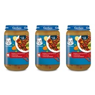 GERBER guláš večera so zeleninou 3x250g GERBER guláš večera so zeleninou 3x250g