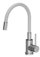 FLEXIBILNÉ UMÝVADLO KUCHYŇSKÉ TUČNEJŠIE, INOX, BIELA FLEXIBILNÉ UMÝVADLO KUCHYŇSKÉ TUČNEJŠIE, INOX, BIELA