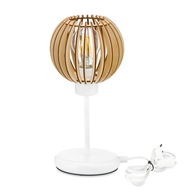 Nočná lampa, podkrovná stolová lampa s E27 LED, drevo Nočná lampa, podkrovná stolová lampa s E27 LED, drevo
