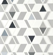 Tapeta 34302-7 Geometric White Grey Silver Tapeta 34302-7 Geometric White Grey Silver