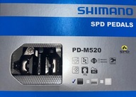 PEDÁLY SHIMANO SPD PD-M520 + SADA HODÍN M520 PEDÁLY SHIMANO SPD PD-M520 + SADA HODÍN M520