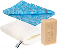 Nastavte univerzálnu rukavicu M + Sunbeam XL + Grey Soap Nanosrebro RayPath Nastavte univerzálnu rukavicu M + Sunbeam XL + Grey Soap Nanosrebro RayPath