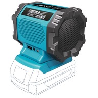 DEDRA Bluetooth reproduktor SAS 18V DED7004 DEDRA Bluetooth reproduktor SAS 18V DED7004