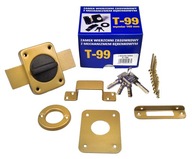 SURFACE LOCK, TYTAN T99 H PLUS GERDA GOLD GATE LOCK, 4 KEYS SURFACE LOCK, TYTAN T99 H PLUS GERDA GOLD GATE LOCK, 4 KEYS