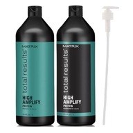 MATRIX HIGH AMPLIFY SHAMPOO 1L CONDITIONER 1L PUMP