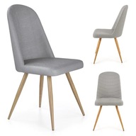 Ekologická kožená stolička 412C sivý medový dub