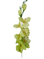 Umelá vetvička gladiol na kytice, 12 ks kvetov