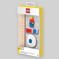 LEGO ŠKOLNÁ SÚPRAVA ceruzka + strúhadlo + minifigúrka