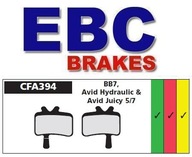Cyklistické podložky EBC (organický výkon) CFA394R Cyklistické podložky EBC (organický výkon) CFA394R