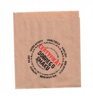 Obálka na kebab/hamburger CERTIFIKÁT 16x17 cm 1000ks Obálka na kebab/hamburger CERTIFIKÁT 16x17 cm 1000ks