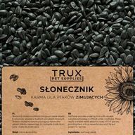 TRUX Malé slnečnicové semienka pre zimujúce vtáky 10 kg - zrno pre sýkorky
