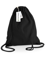 taška na ruksak ruksak čierna HRUBÁ bavlna 340g
