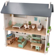 Útulný drevený domček pre bábiky Adam Toys