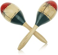 M1 drevené maracas vzor BIG PALM (pár)