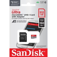 SanDisk microSDXC 512 GB ULTRA 150 MB/s A1 C10 UHS-I