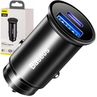 BASEUS NABÍJAČKA DO AUTO USB QC PD VOOC 30W BASEUS NABÍJAČKA DO AUTO USB QC PD VOOC 30W