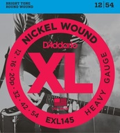 Struny pre elektrickú gitaru D'ADDARIO EXL145 (12-54) Struny pre elektrickú gitaru D'ADDARIO EXL145 (12-54)