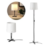 PODLAHOVÁ LAMPA IKEA BARLAST 150cm A STOLNÁ LAMPA 31cm